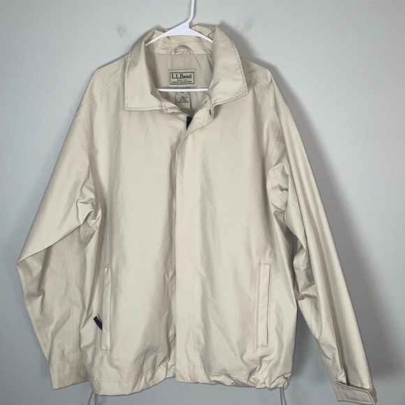 L.L. Bean Other - LL Bean Tan Khaki Nylon Men’s XL Coat